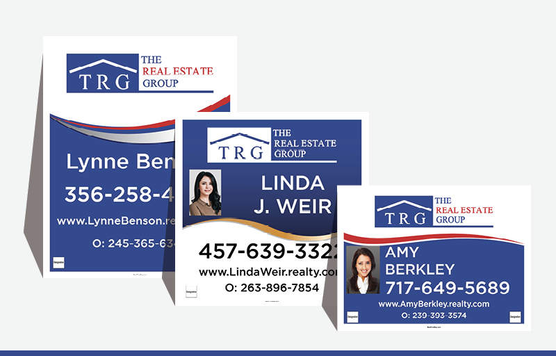 The Real Estate Group Real Estate Signs - TRG Signs for Realtors | BestPrintBuy.com