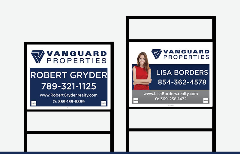 Vanguard Properties Real Estate Signs - VP Signs for Realtors | BestPrintBuy.com