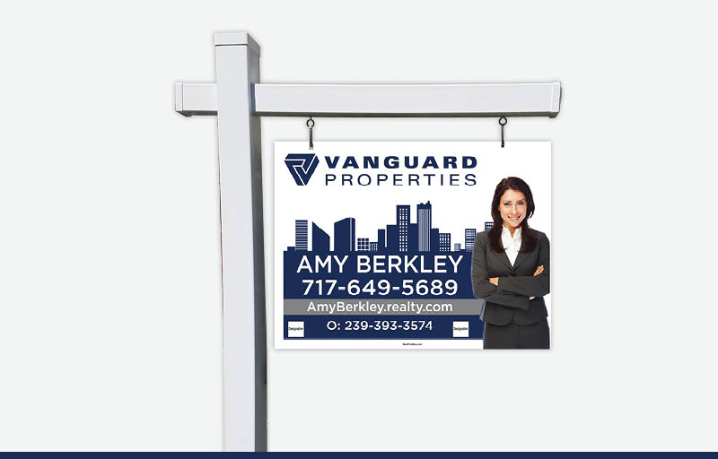 Vanguard Properties Real Estate Signs - VP Signs for Realtors | BestPrintBuy.com