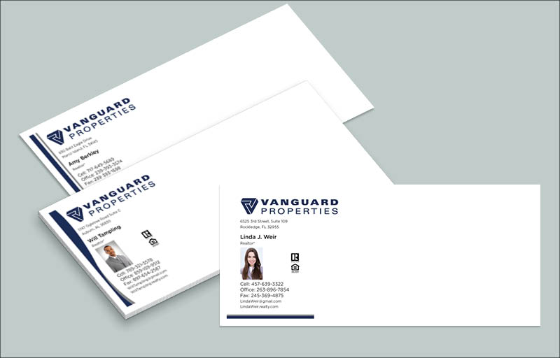 Vanguard Properties Real Estate #10 Envelopes - Custom #10 Envelopes Stationery for Realtors | BestPrintBuy.com