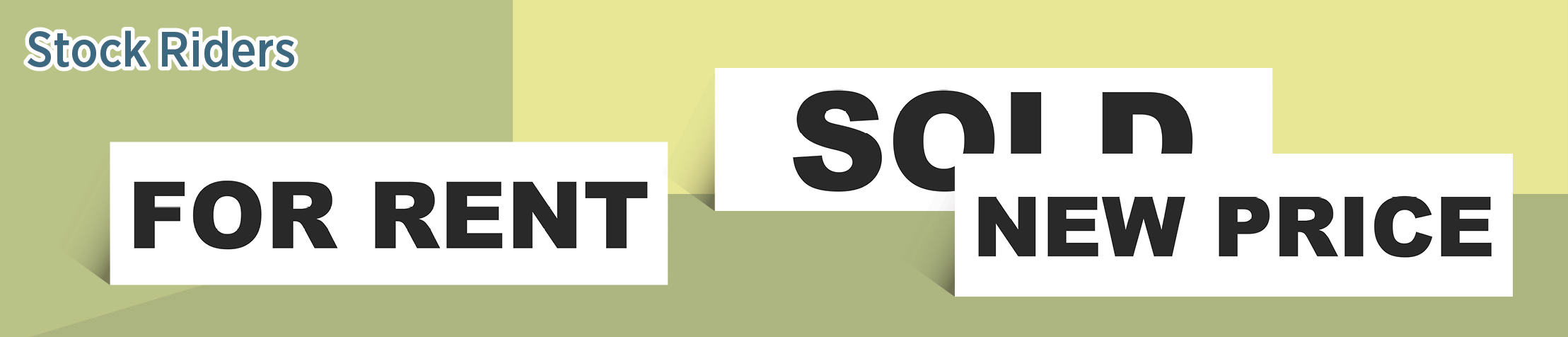 Engel Volkers Real Estate Stock Riders - EVR real estate signs and riders | BestPrintBuy.com