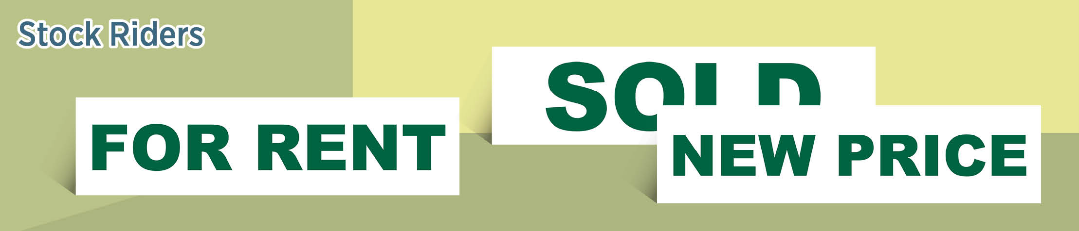 John L.Scott Real Estate Stock Riders - JLS real estate signs and riders | BestPrintBuy.com