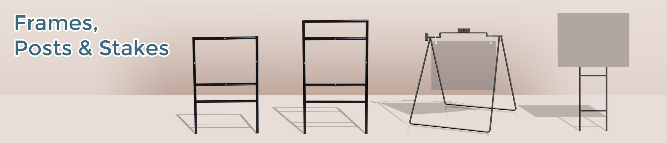 Realty Connect USA Real Estate H-Frame Single Rider Units - real estate signs | BestPrintBuy.com