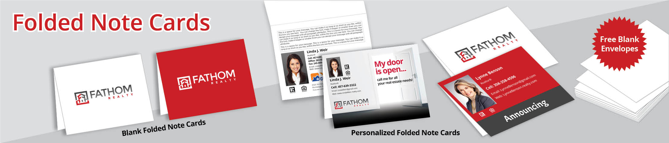 Fathom Realty Real Estate Postcards -  postcard templates and direct mail postcard mailing services | BestPrintBuy.com