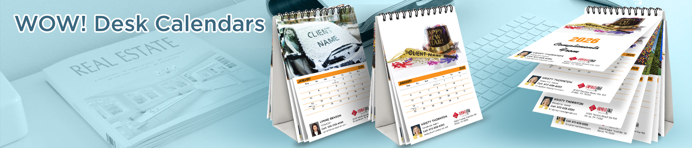 HomeSmart Real Estate WOW! Desk Calendars - HomeSmart 2026 calendars with personalized photos | BestPrintBuy.com