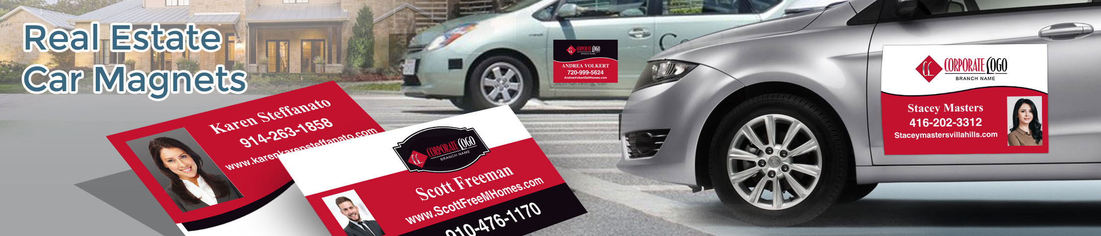 HomeSmart Real Estate Car Magnets - HomeSmart Real Estate custom car magnets for realtors, with or without photo | BestPrintBuy.com