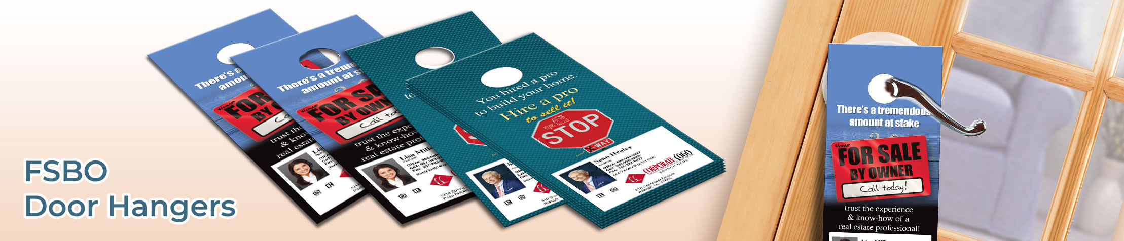 HomeSmart Real Estate FSBO Door Hangers - HomeSmart Real Estate Door Knockers for Realtors | BestPrintBuy.com
