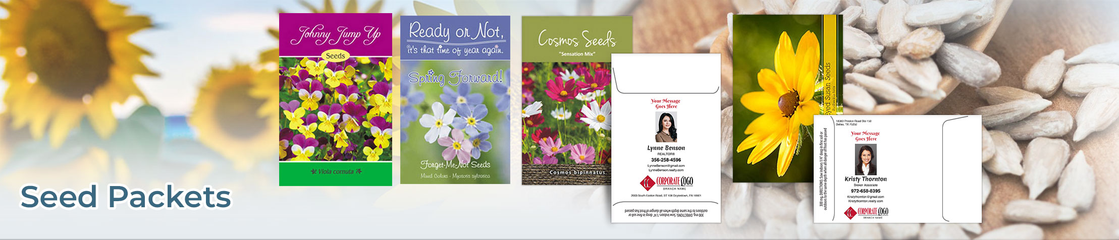 HomeSmart Real Estate Seed Packets - | BestPrintBuy.com