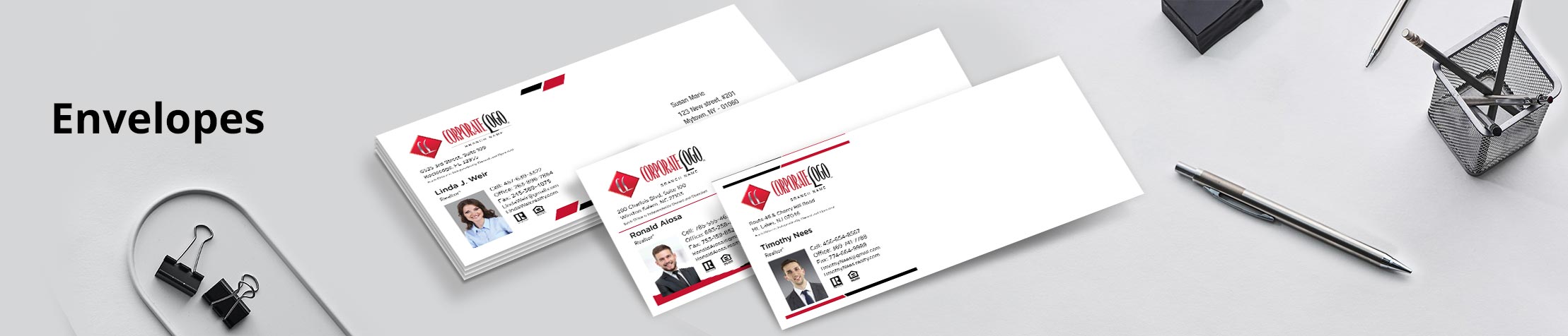 HomeSmart Real Estate #10 Envelopes - HomeSmart Real Estate - Custom Stationery Templates for HomeSmart Real Estate Offices and Real Estate Agents | BestPrintBuy.com