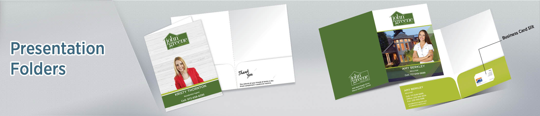John Greene Realtor Presentation Folders - folders | BestPrintBuy.com
