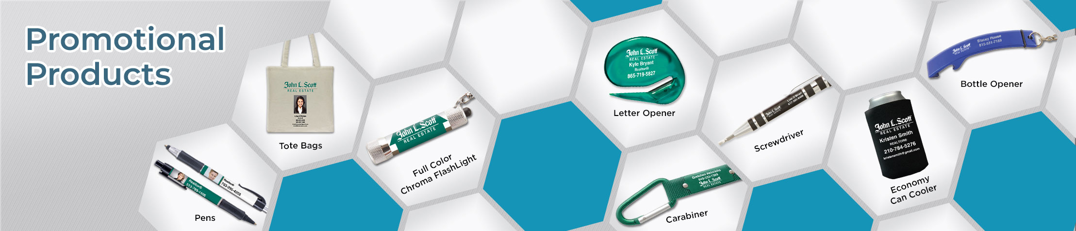 John L. Scott Real Estate Promotional Products - John L. Scott Real Estate personalized promotional pens, key chains, tote bags, flashlights, mugs | BestPrintBuy.com