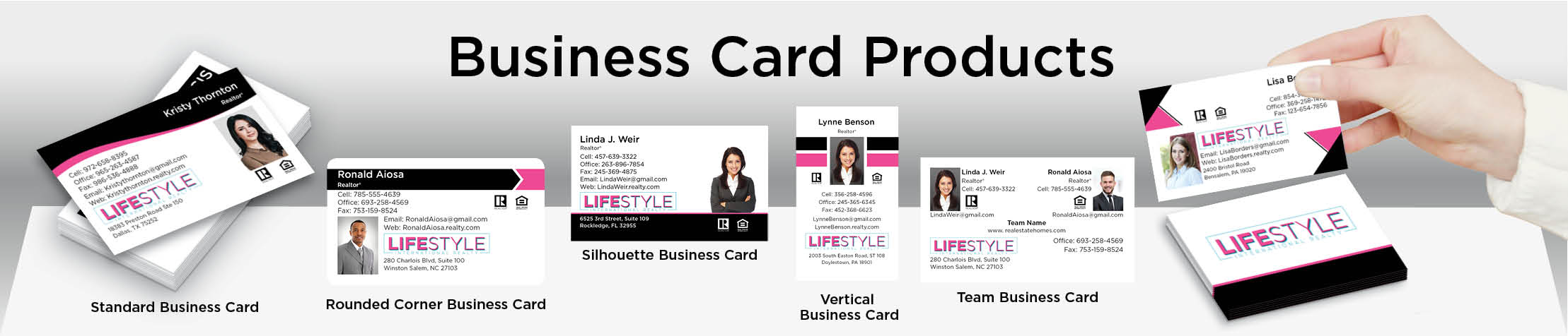 LIFESTYLE International Realty Real Estate Business Card Products - LIFESTYLE International Realty  - Unique, Custom Business Cards Printed on Quality Stock with Creative Designs for Realtors | BestPrintBuy.com