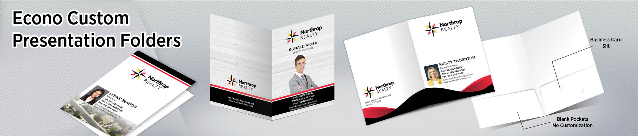Northrop Realty Econo Presentation Folders - folders | BestPrintBuy.com