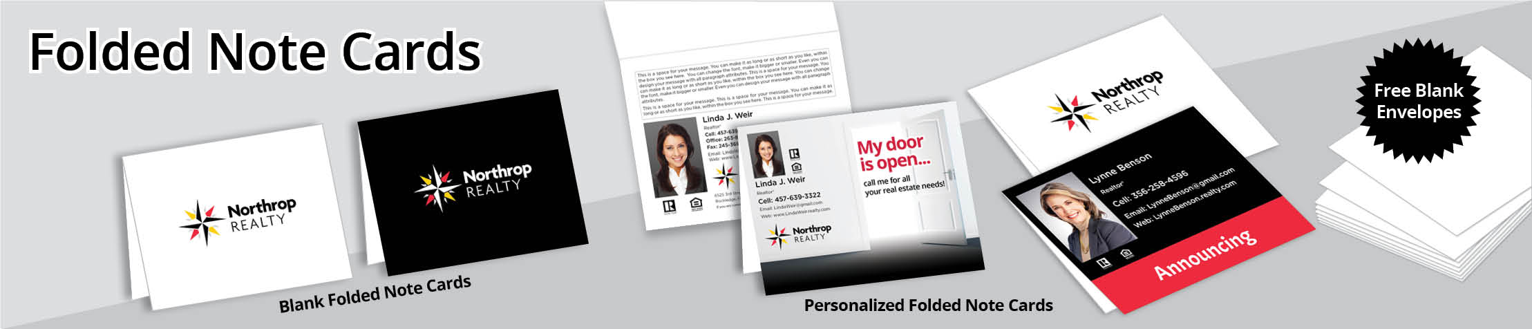 Northrop Realty Real Estate Postcards -  postcard templates and direct mail postcard mailing services | BestPrintBuy.com