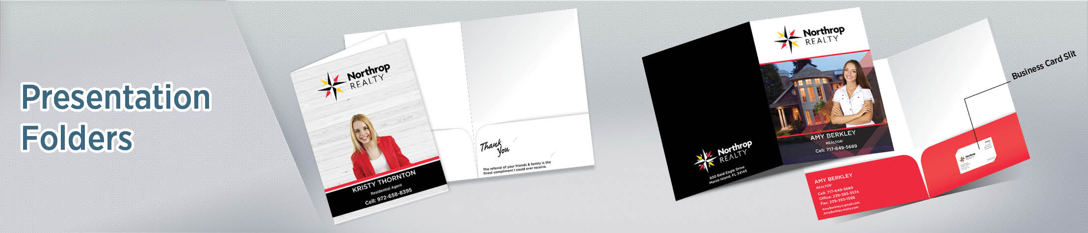 Northrop Realty Presentation Folders - folders | BestPrintBuy.com