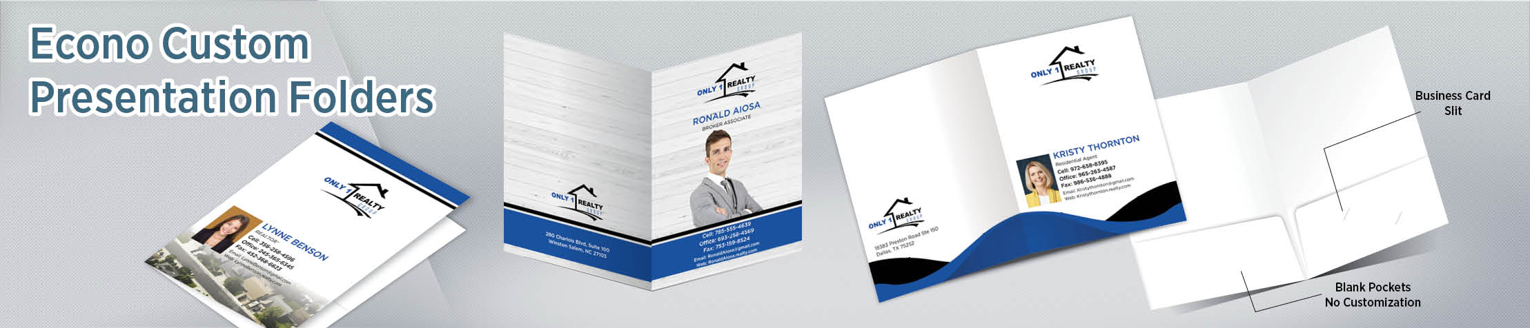Only 1 Realty Group Presentation Folders - folders | BestPrintBuy.com