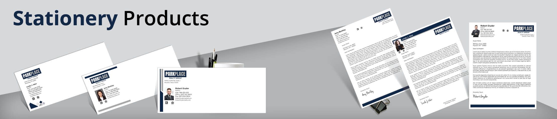 Park Place Realty Group Real Estate Stationery Products - Custom Letterhead & Envelopes Stationery Products for Realtors | BestPrintBuy.com