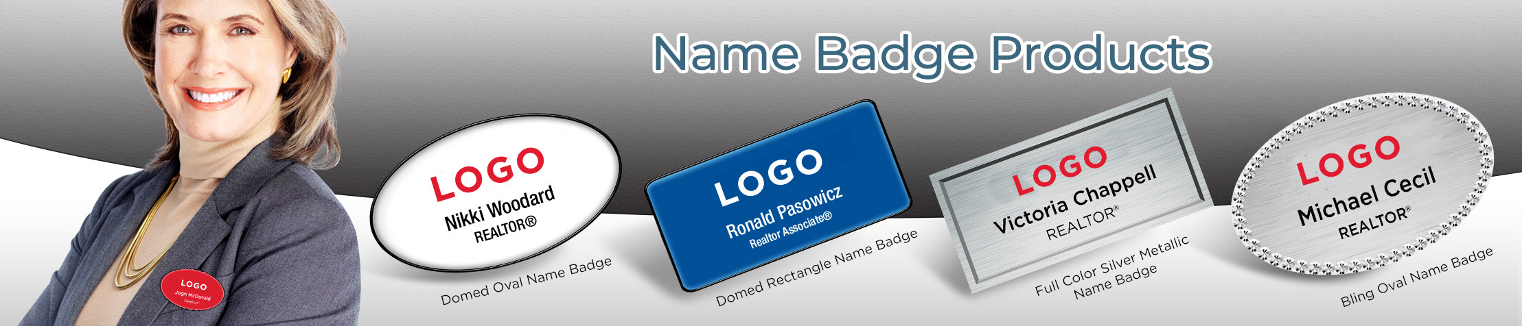 RE/MAX Real Estate Name Badge Products - RE/MAX Name Tags for Realtors | BestPrintBuy.com
