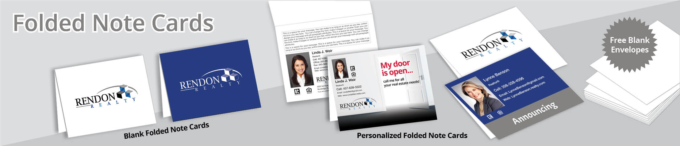 Rendon Realty Real Estate Postcards -  postcard templates and direct mail postcard mailing services | BestPrintBuy.com