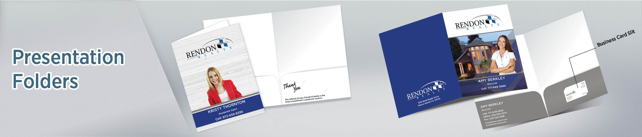 Rendon Realty Presentation Folders - folders | BestPrintBuy.com