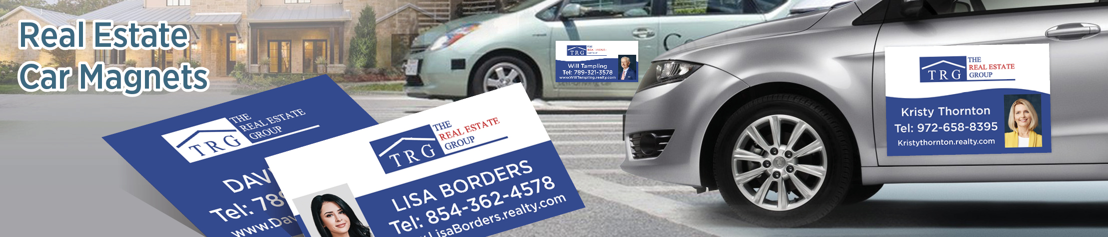 The Real Estate Group Real Estate Car Magnets - Custom car magnets for realtors, with or without photo | BestPrintBuy.com