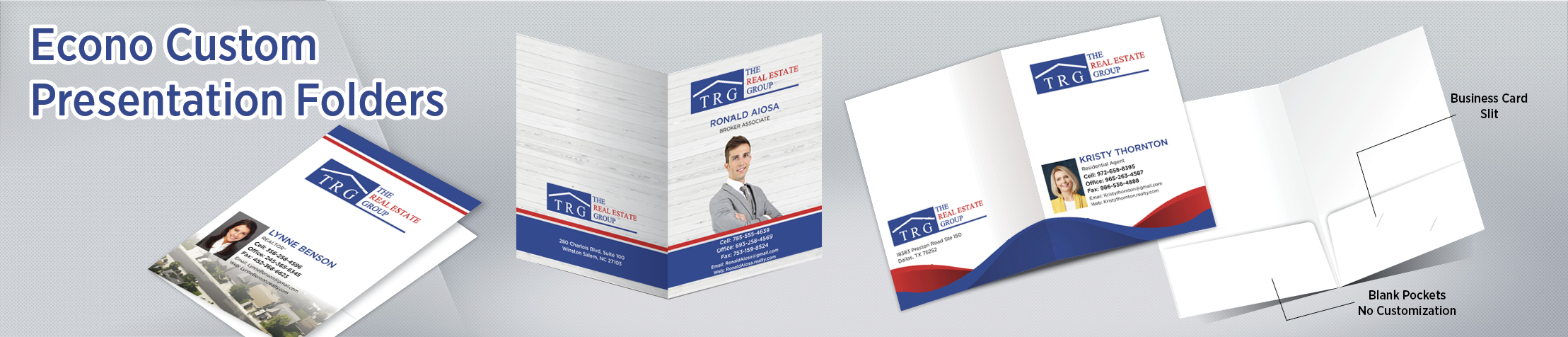 The Real Estate Group Econo Presentation Folders - folders | BestPrintBuy.com