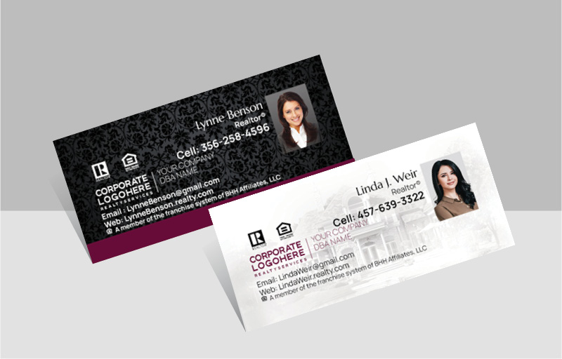 Berkshire Hathaway Real Estate Mini Business Cards - Unique Business Cards on 16 Pt Stock for Realtors | BestPrintBuy.com