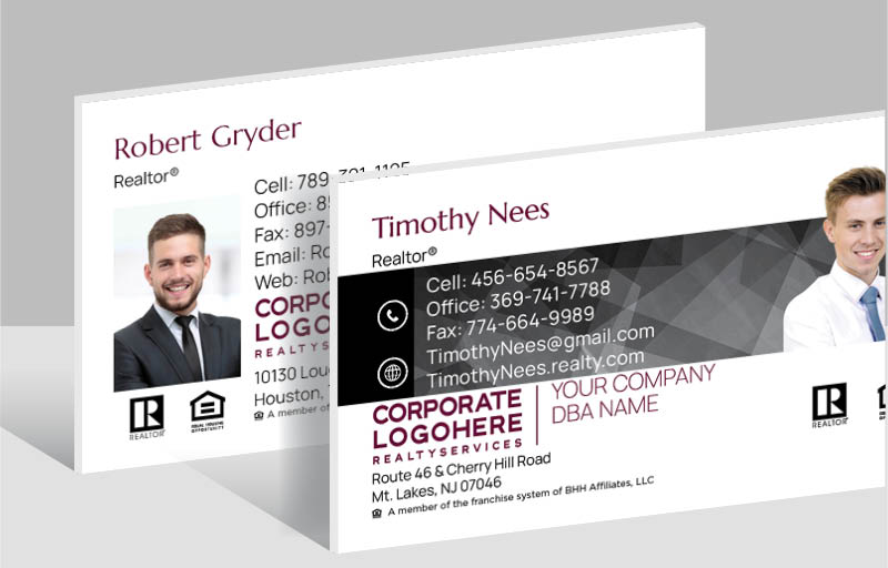 Berkshire Hathaway Real Estate Ultra Thick Business Cards - Thick Stock & Matte Finish Business Cards for Realtors | BestPrintBuy.com